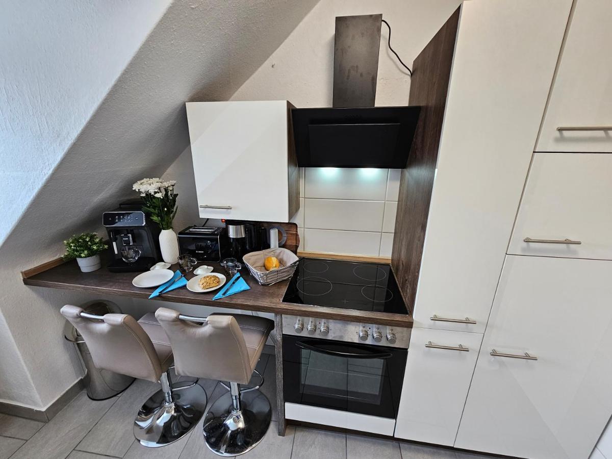 Exklusives Und Helles Dachgeschoss-Apartment No 3 Im Zentrum Von Kassel, Schnelles 1Gbit Internet, Geschirrspueler, Boxspringbetten Exteriör bild